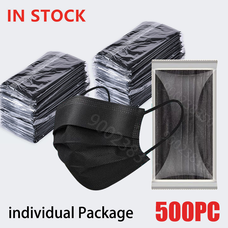 Disposable Surgical Mask - 10-500 pces adultos máscara descartável individual