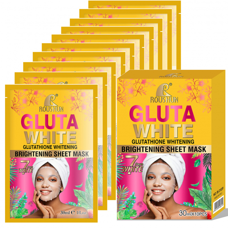 Face Mask Storage Box - Máscara Facial Gluta White, Cuidado Facial,