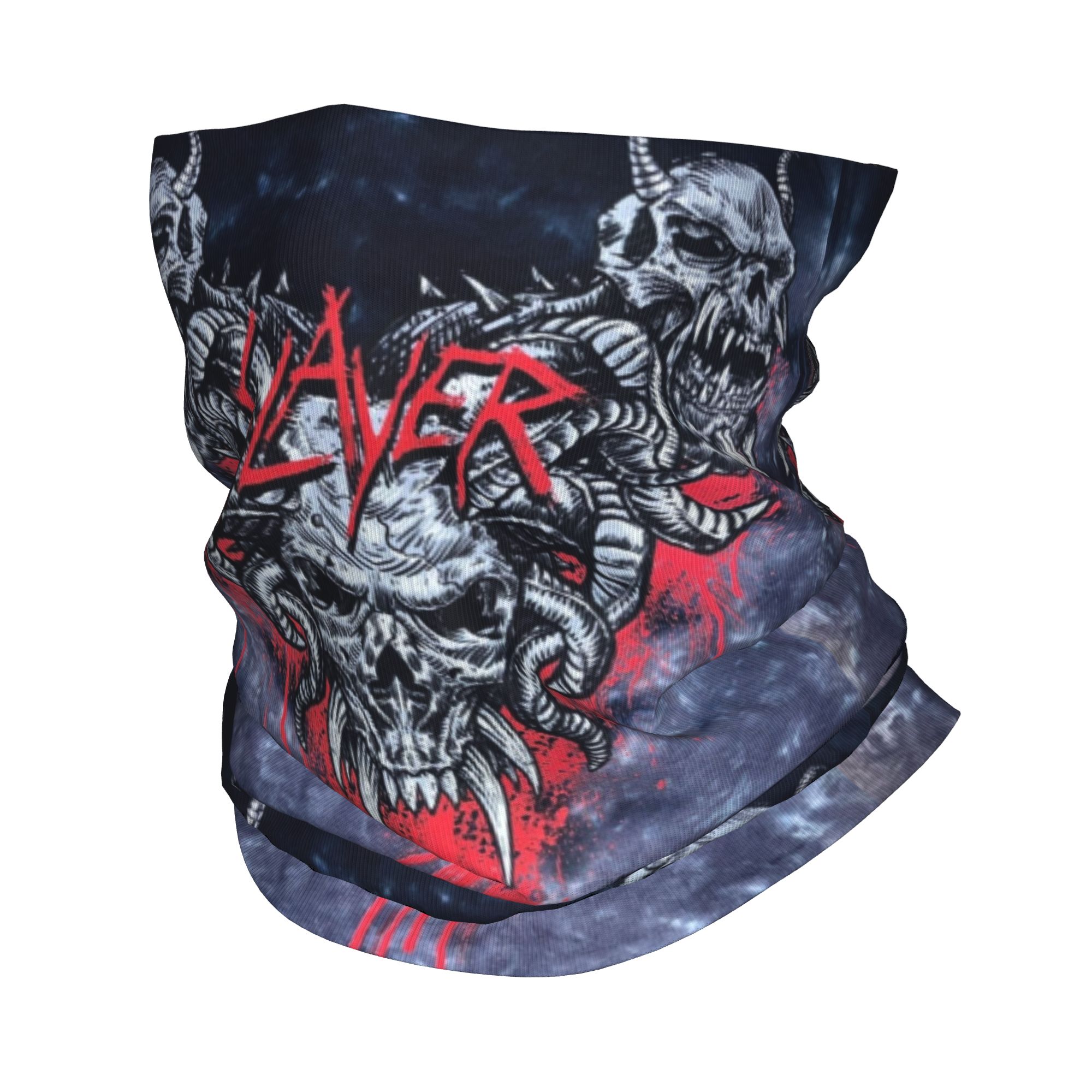 Neck Gaiter Face Cover - Personalizado heavy metal rock slayers bandana