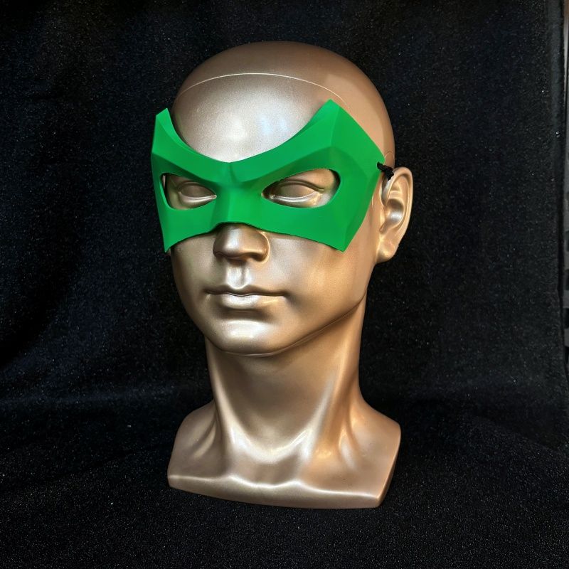 Respirator Half Face - Máscara de Olhos Verde de Super-Herói