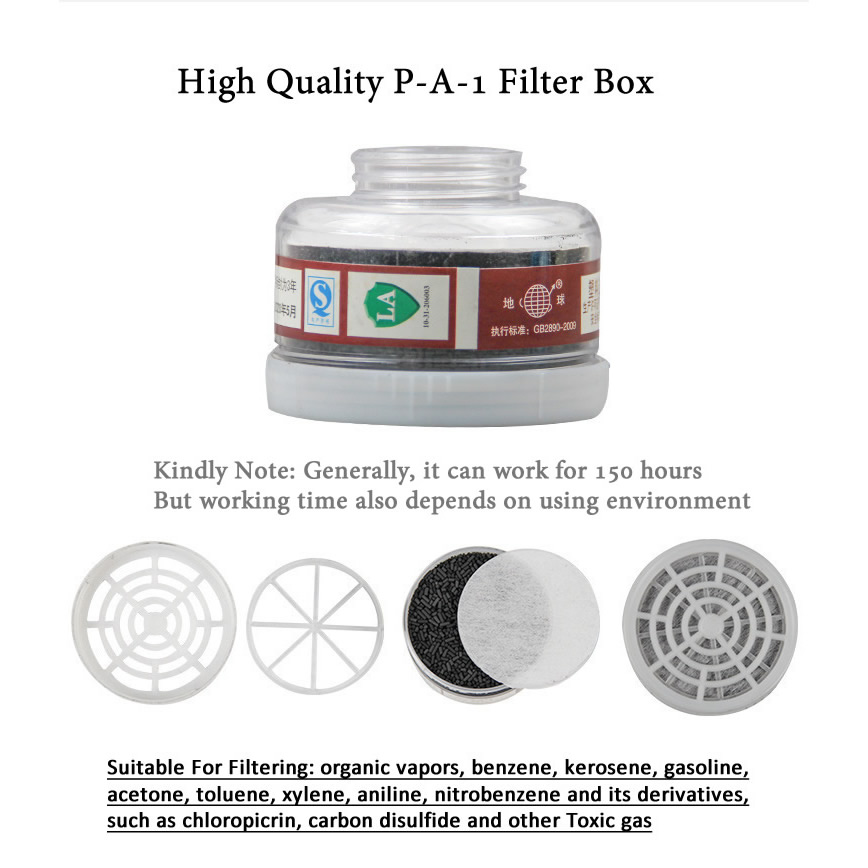 Face Mask Storage Box - 1 pçs rd40 40mm redondo máscara