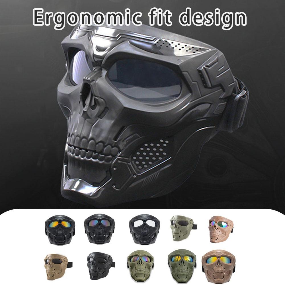 Mask Lanyard Adjustable - Crânio criativo máscara de equitação da