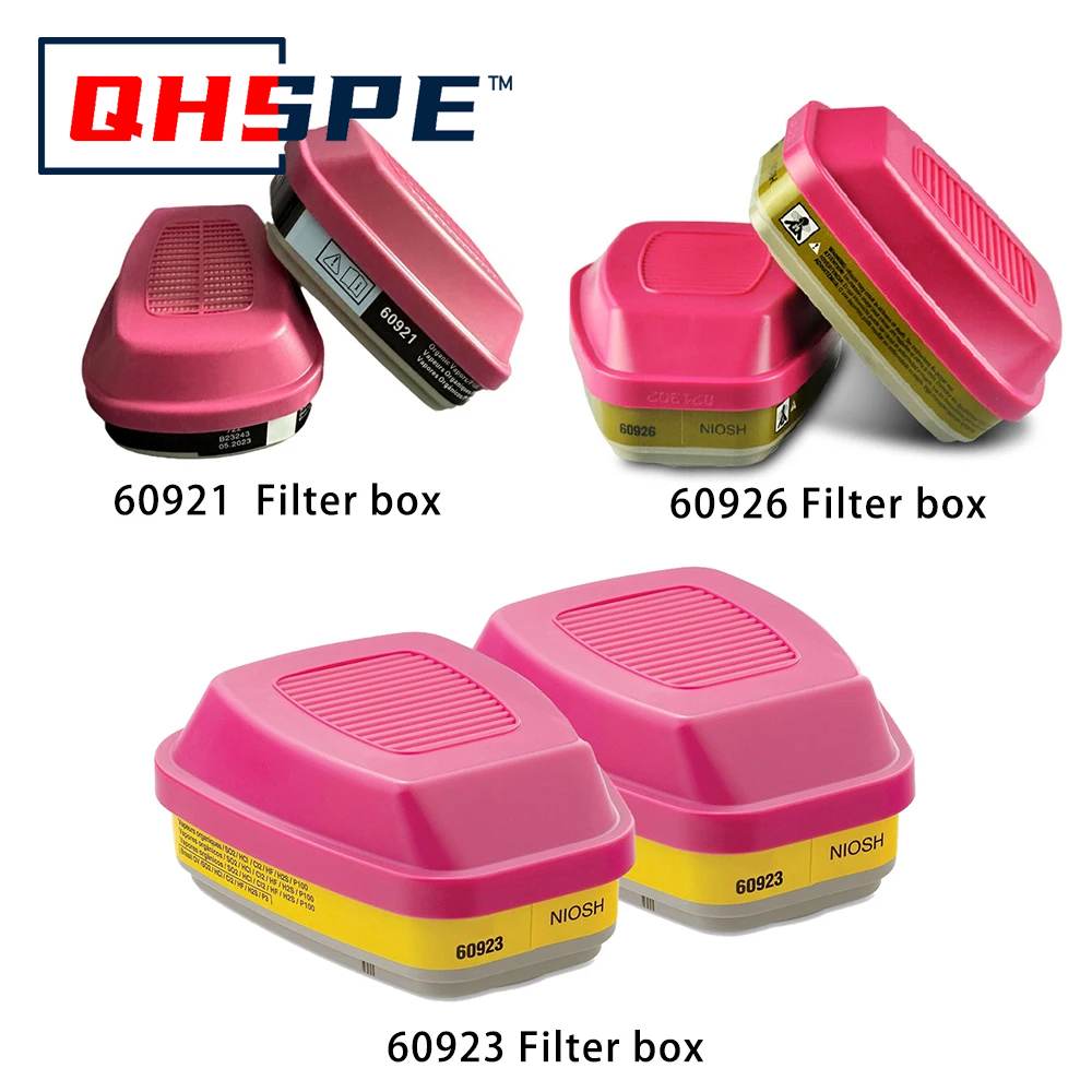 Face Mask Storage Box - Cartucho multi-gás/vapor protegido p100 para filtro