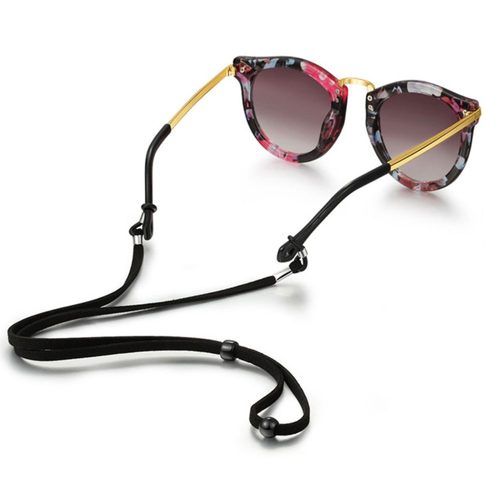 Mask Lanyard Adjustable - Cordões ajustáveis antiderrapantes de couro para