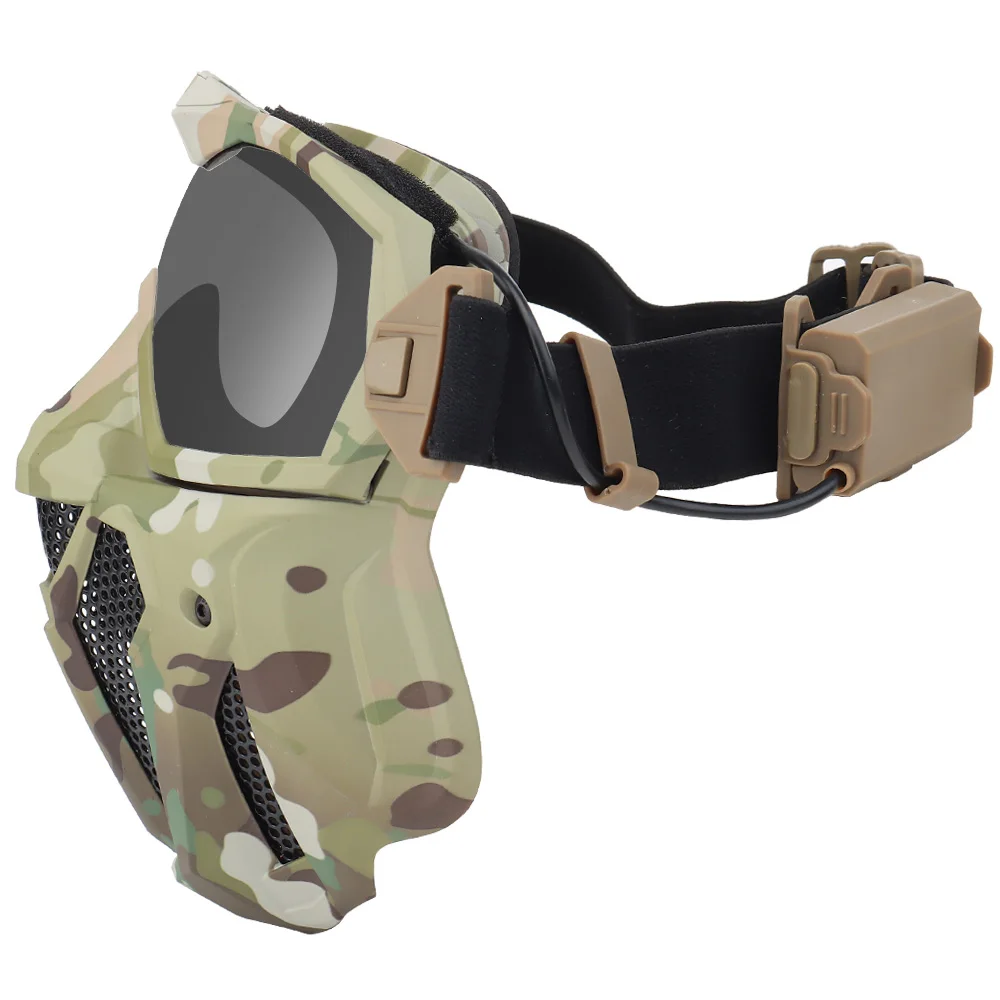 Anti Pollution Mask - Máscara facial tática de paintball airsoft