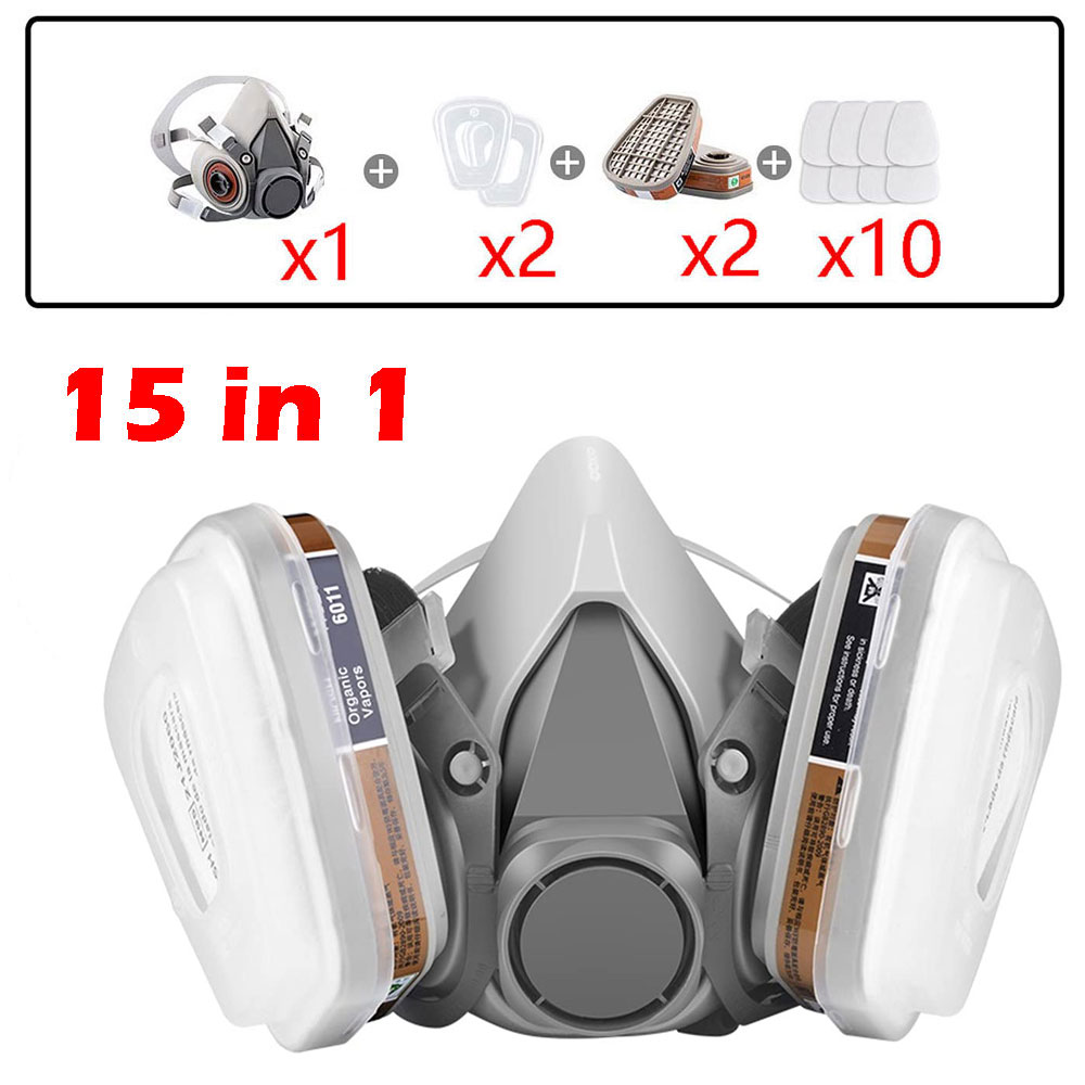 Face Mask Storage Box - Máscara de gás 6200 conjunto spray