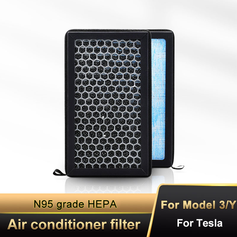 Filter Replacement N95 - 2 peças para tesla modelo 3