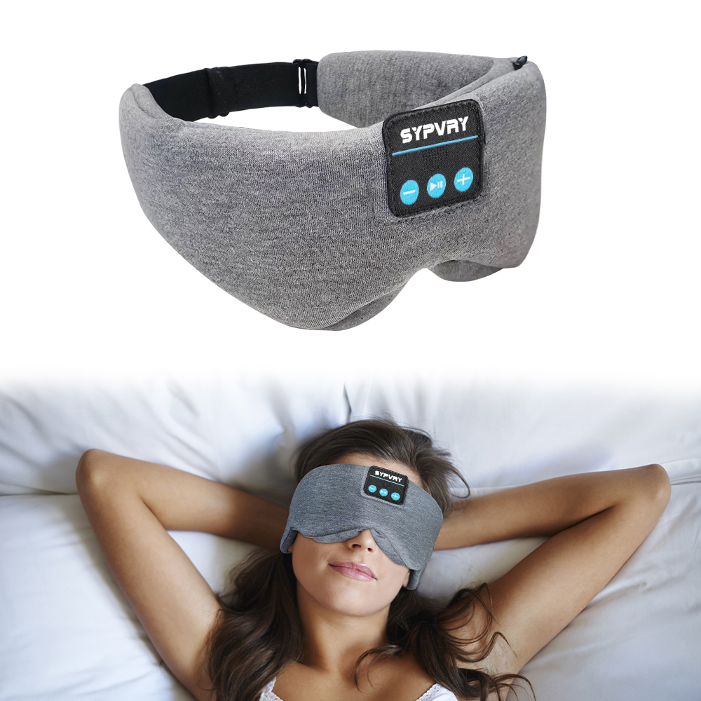 Cloth Face Mask Washable - Máscara de sono sem fio Bluetooth