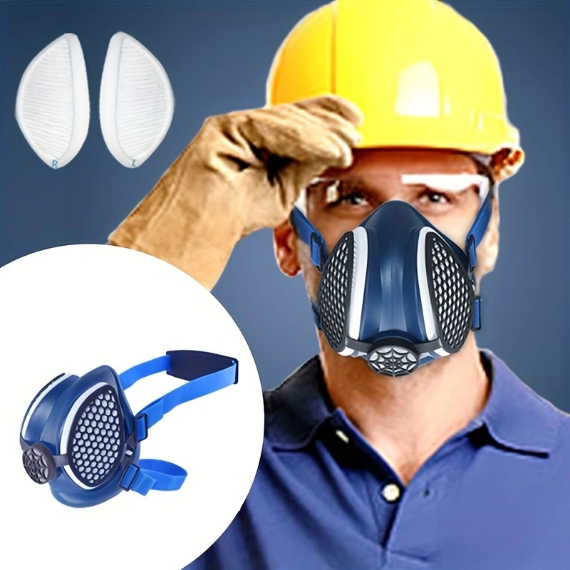 Kn95 Respirator Mask - Respirador de meia máscara de silicone