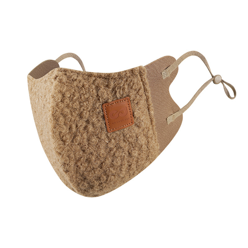 Cloth Face Mask Washable - Inverno veludo quente máscara tridimensional rosto