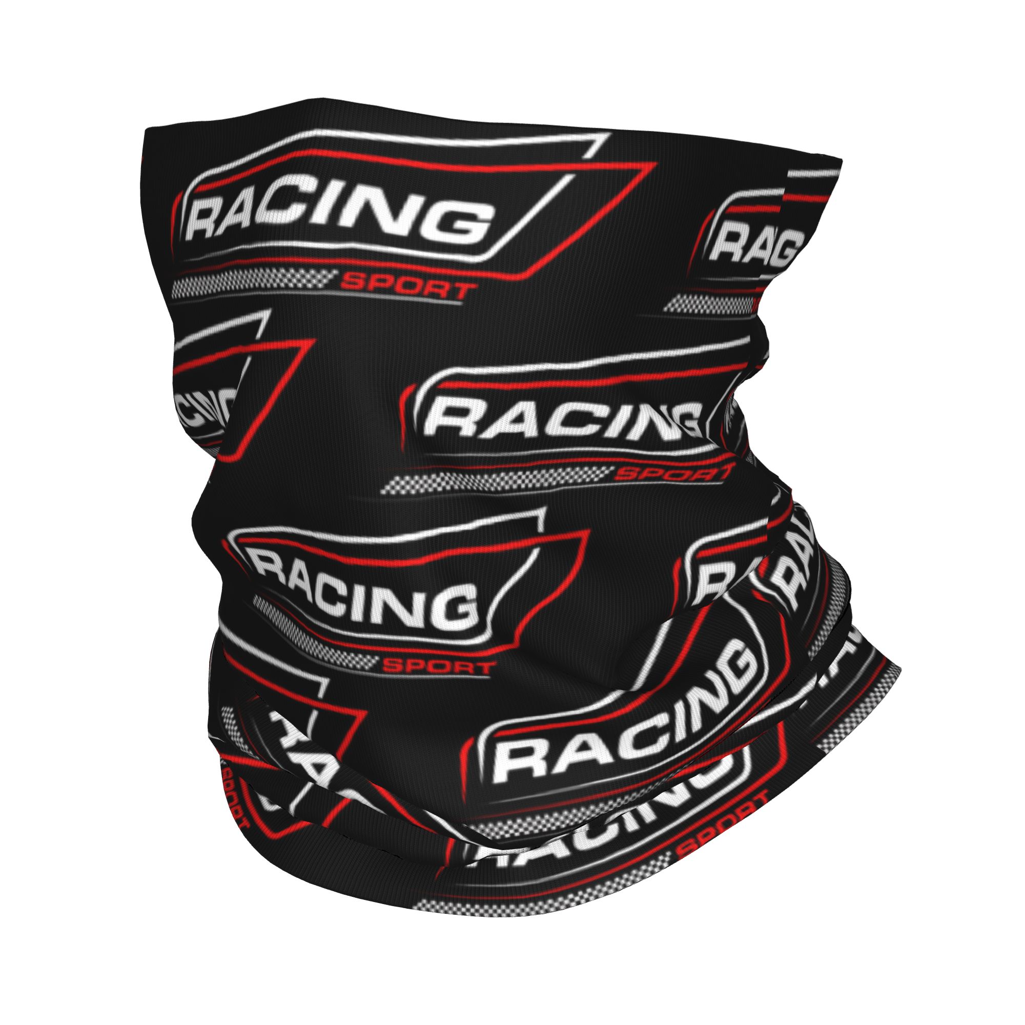 Neck Gaiter Face Cover - Personalizado corrida de velocidade bandana pescoço