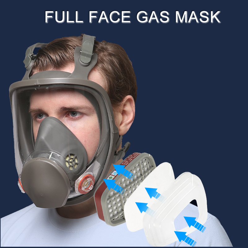 Dust Mask Construction - 6800 respirador de gás facial completo