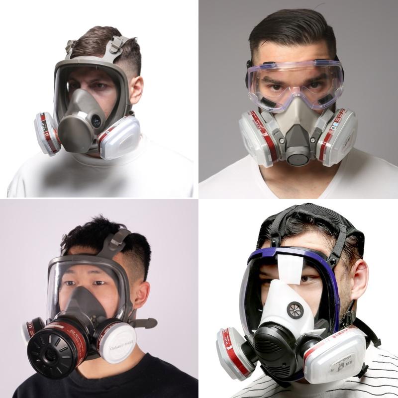 Respirator Half Face - 1 Conjunto de Máscara Respiratória de