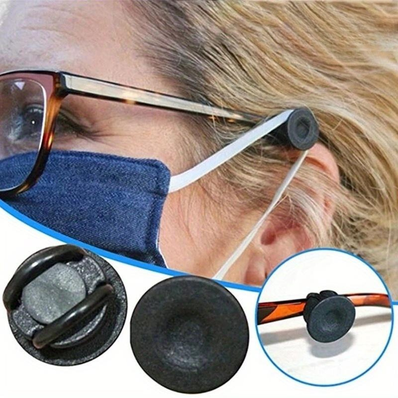 Mask Ear Saver Strap - 2 Conjuntos de Ganchos Ajustáveis de