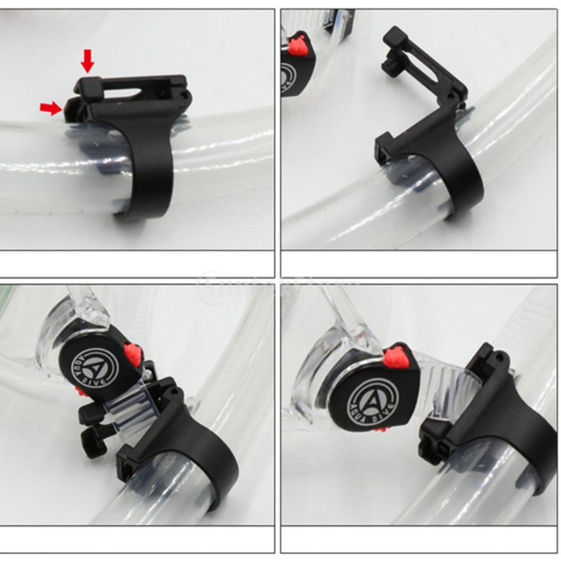 Clipe de plástico snorkel másc - Silicone Mask Bracket avaliação e preço