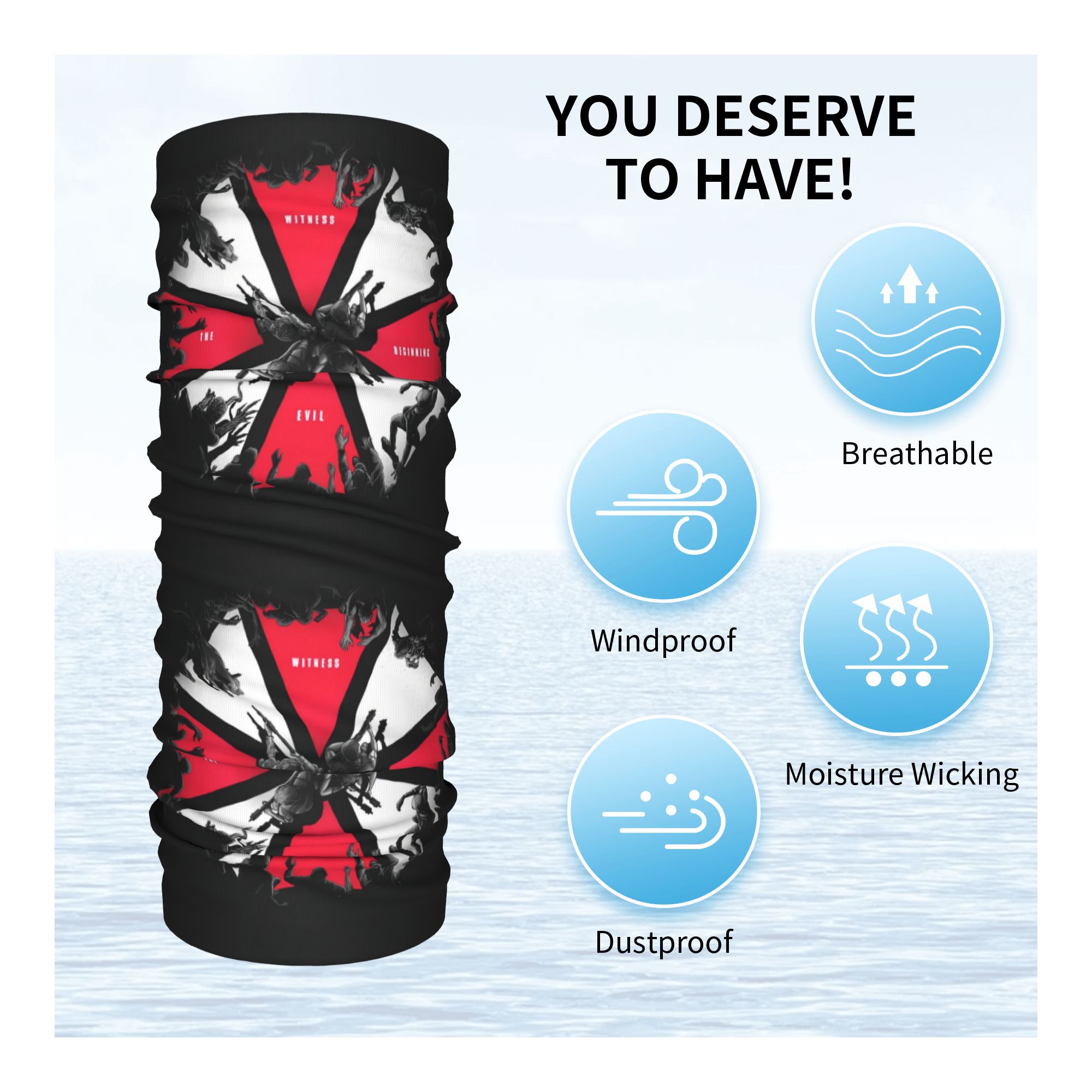 Guarda-chuvas corporativas res - Neck Gaiter Face Cover avaliação e preço