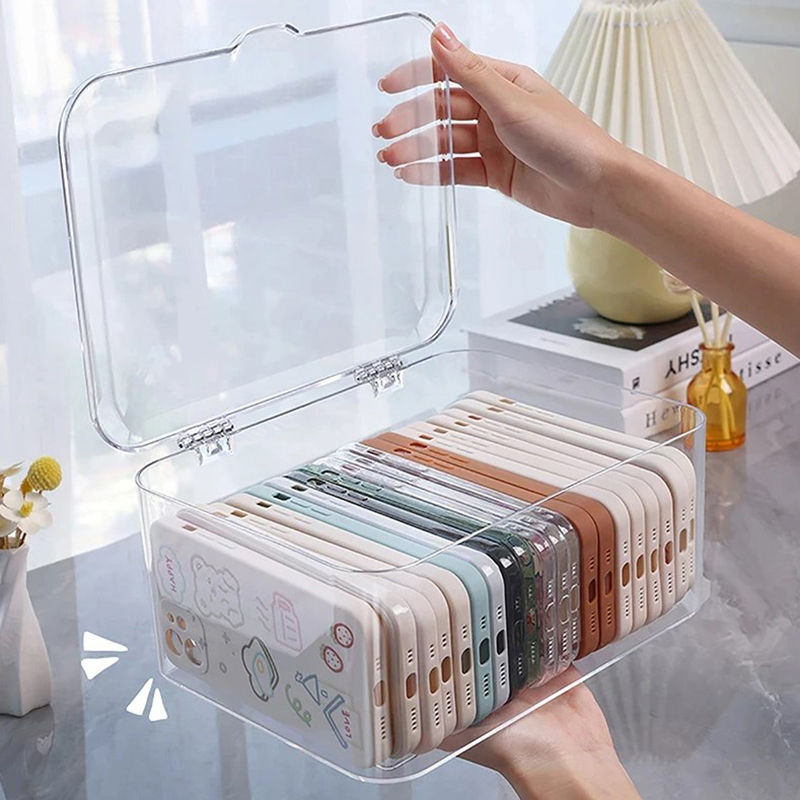 Diversos acrílico Cesta de arm - Face Mask Storage Box avaliação e preço
