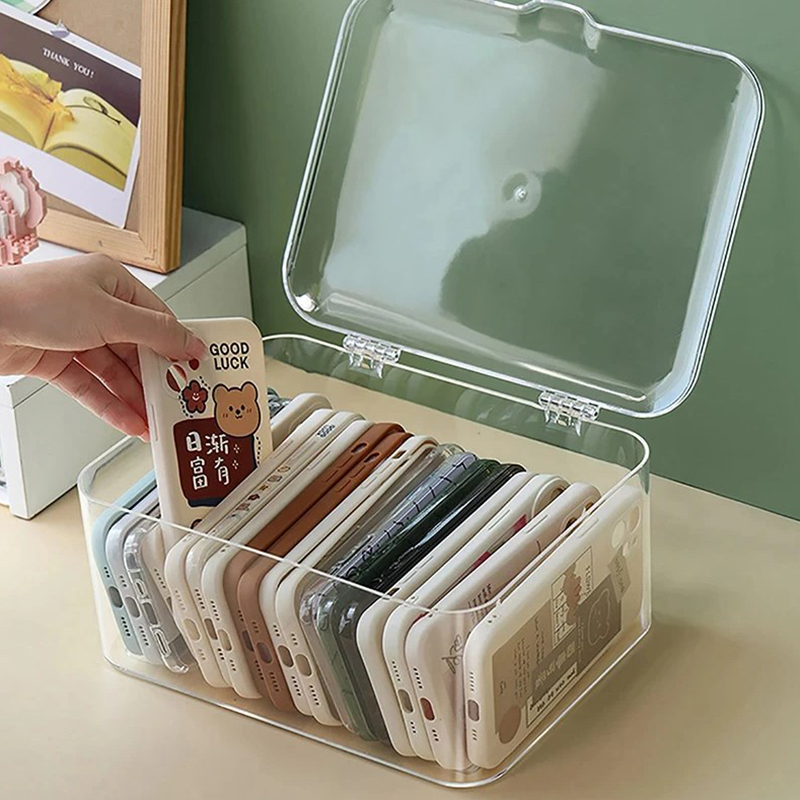 Diversos acrílico Cesta de arm - Face Mask Storage Box avaliação e preço