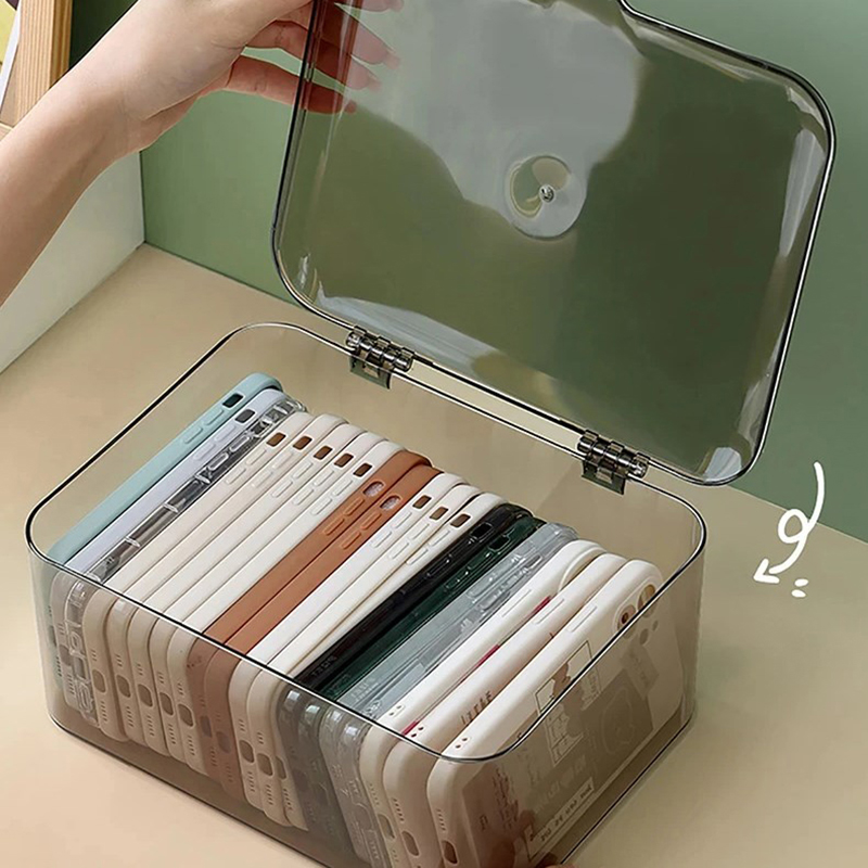 Diversos acrílico Cesta de arm - Face Mask Storage Box avaliação e preço