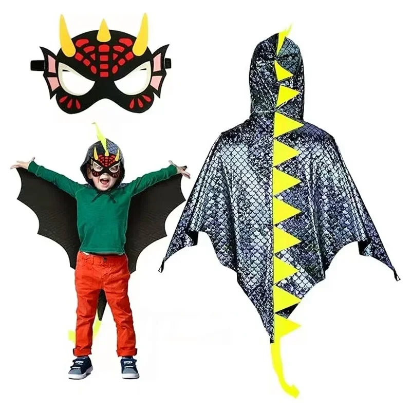 Capa de dinossauro verde infan - Kids Face Mask avaliação e preço