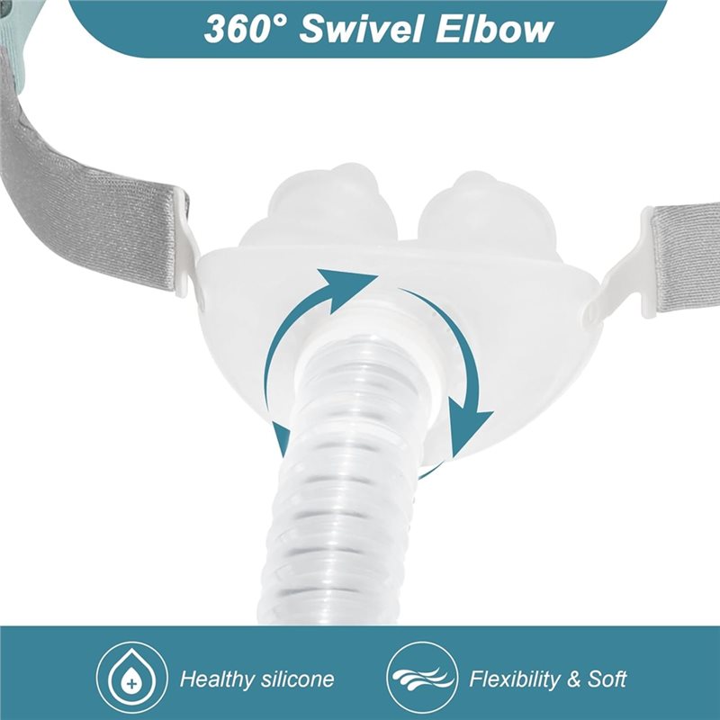 Máscara CPAP com Tubo Incluído - Silicone Mask Bracket avaliação e preço