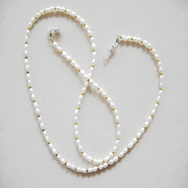 Moda óculos frisado real natur - Mask Chain Holder avaliação e preço
