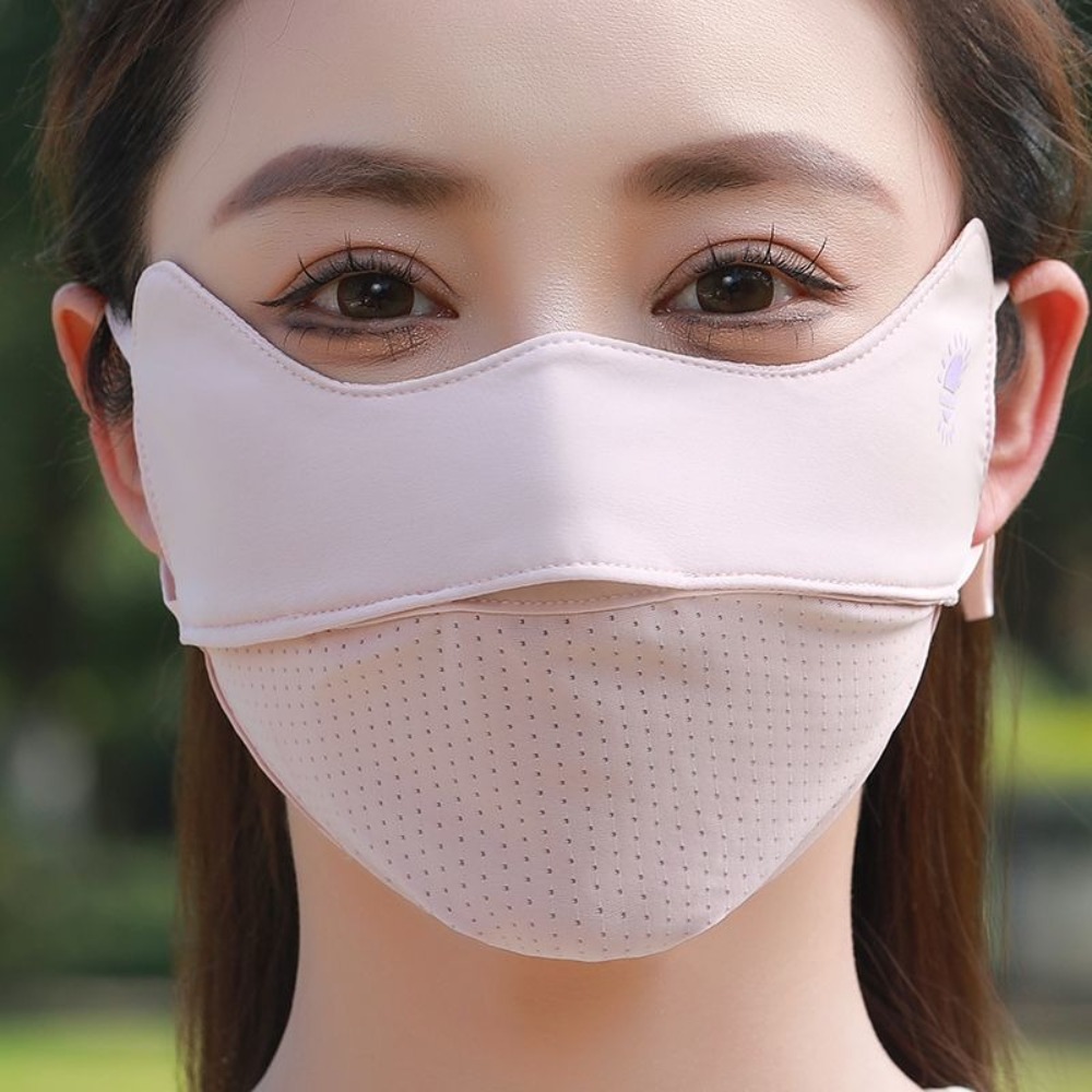 Nova máscara de seda gelo resp - Cloth Face Mask Washable avaliação e preço