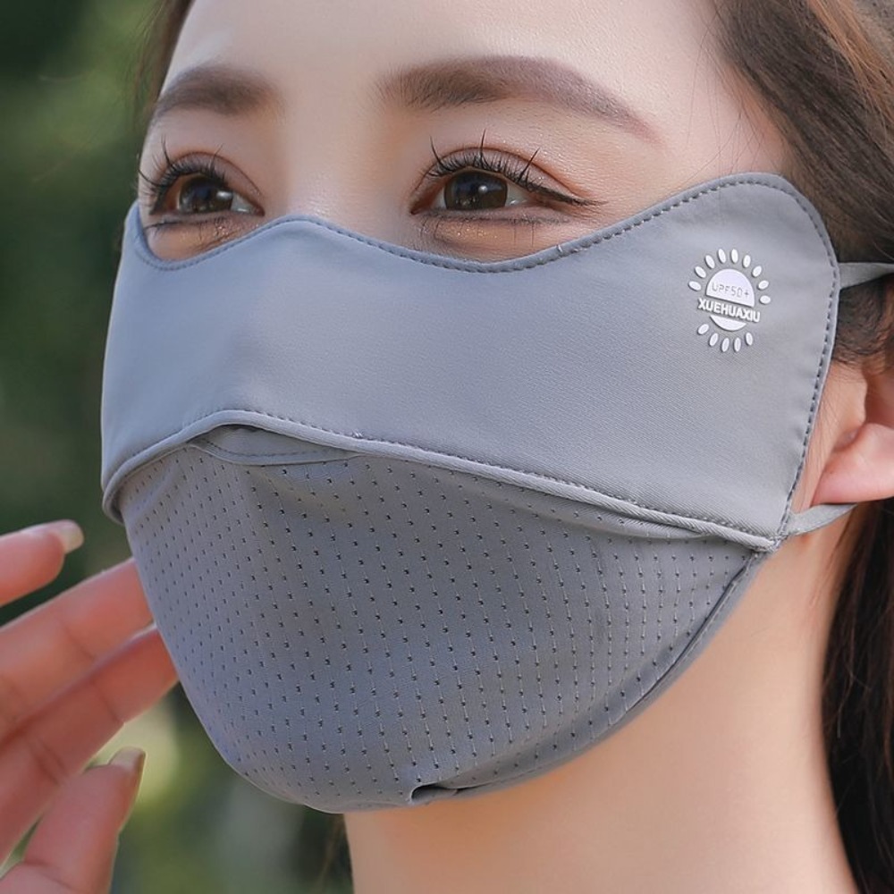 Nova máscara de seda gelo resp - Cloth Face Mask Washable avaliação e preço