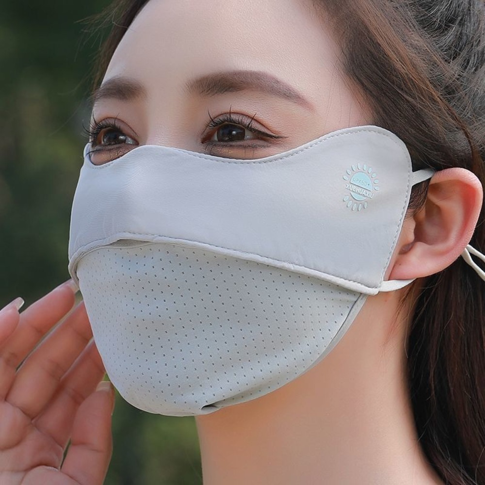 Nova máscara de seda gelo resp - Cloth Face Mask Washable avaliação e preço