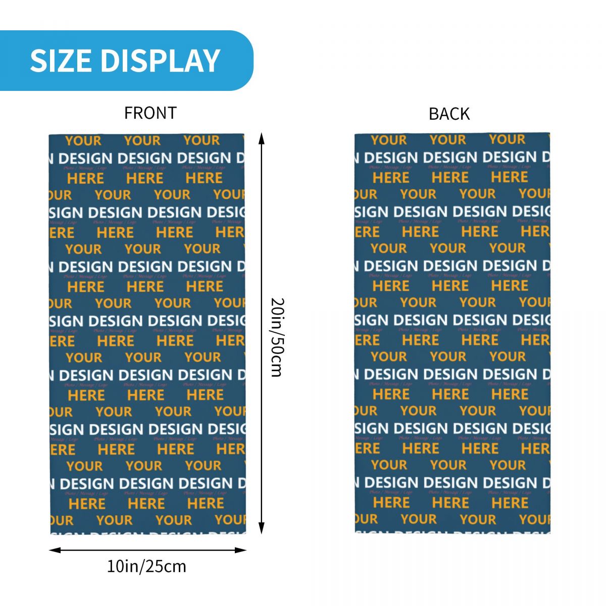Personalize seu design aqui ba - Neck Gaiter Face Cover avaliação e preço