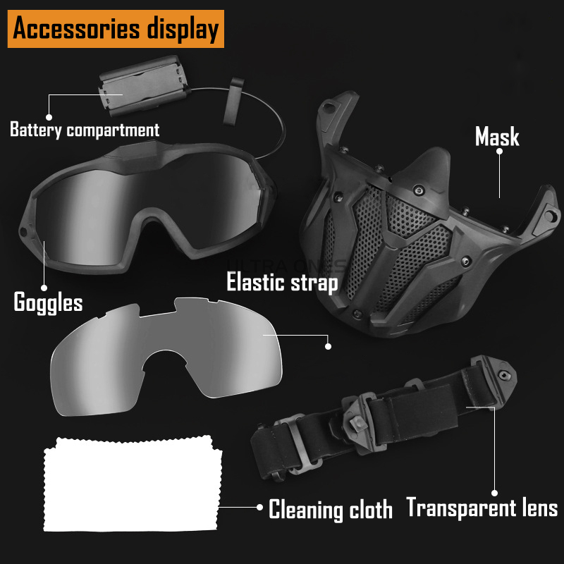 Máscara tática facial completa - Anti Pollution Mask avaliação e preço