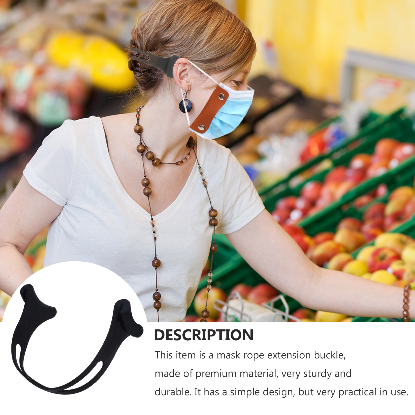 3 Peças de Extensor de Alça de - Mask Ear Saver Strap avaliação e preço
