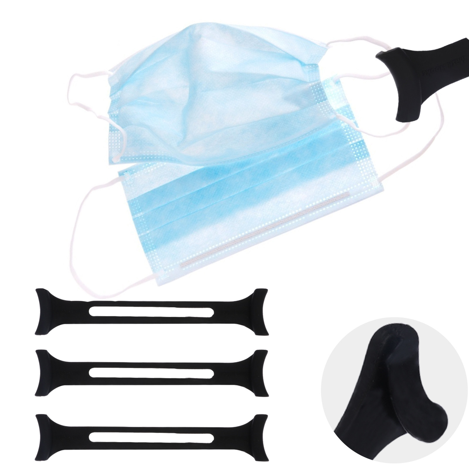 3 Peças de Extensor de Alça de - Mask Ear Saver Strap avaliação e preço