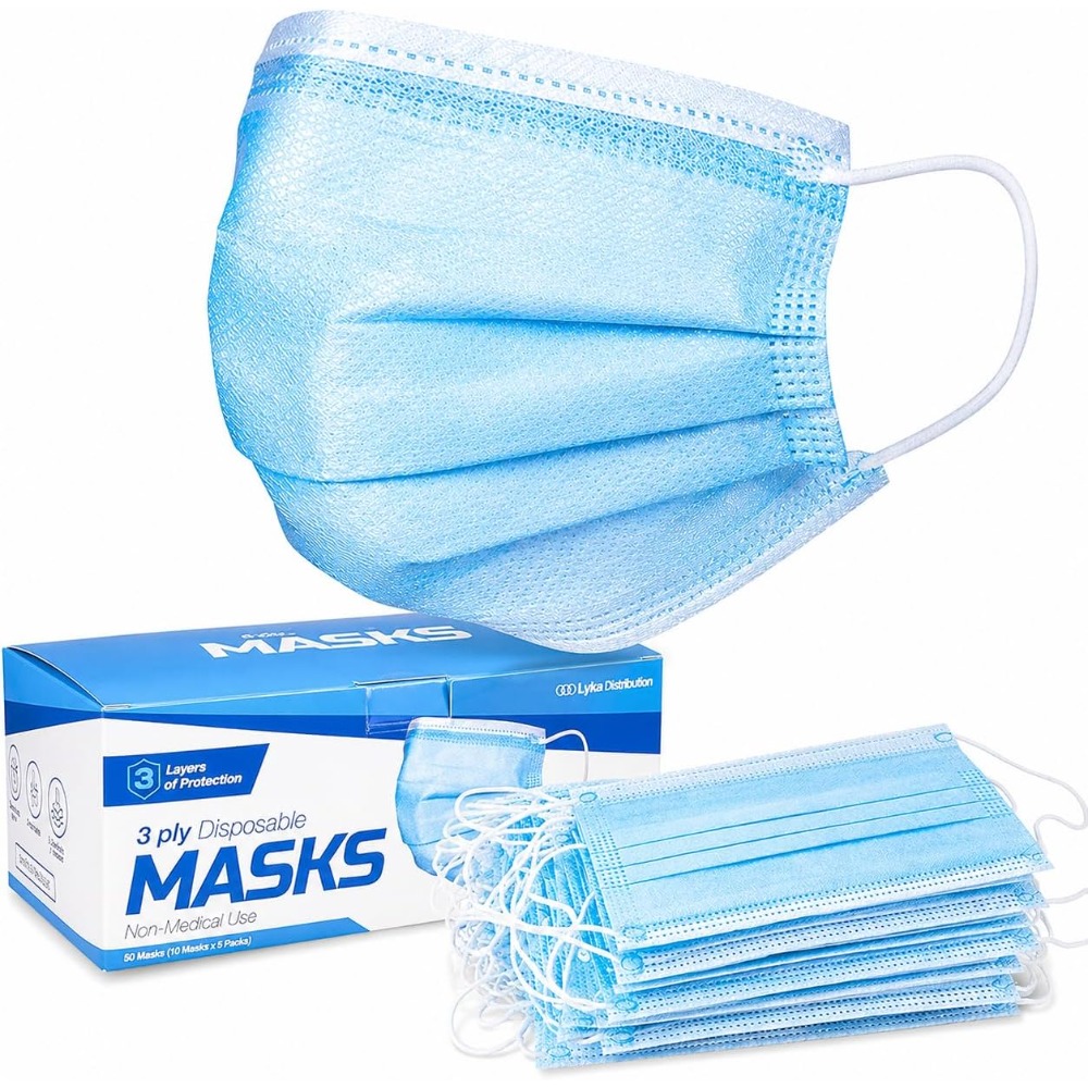 Máscara Facial - Máscaras Desc - Disposable Mask Blue avaliação e preço
