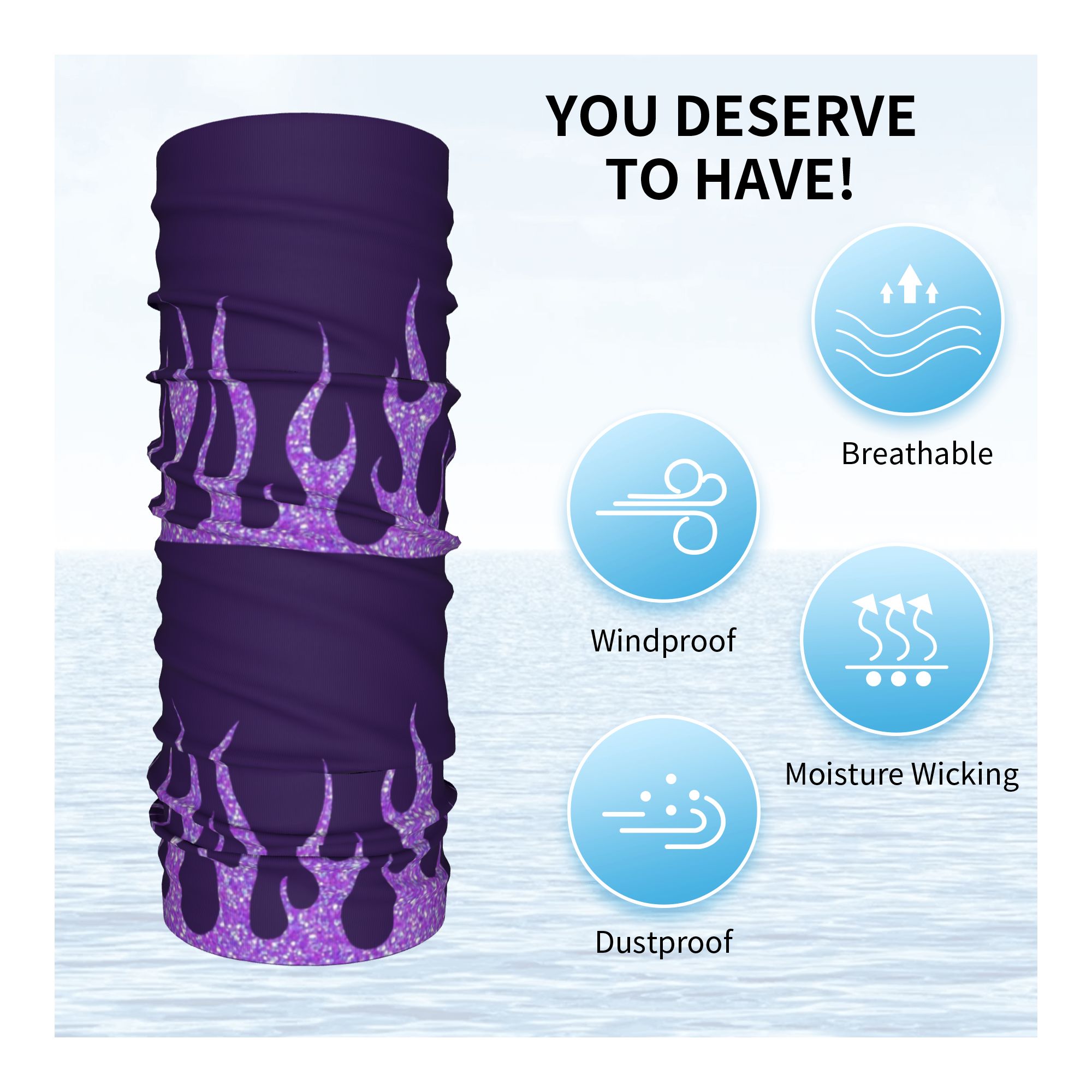 Balaclava Tubular Personalizad - Neck Gaiter Face Cover avaliação e preço