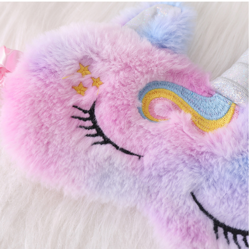 Soft Plush Sleeping Mask para  - Kids Face Mask avaliação e preço