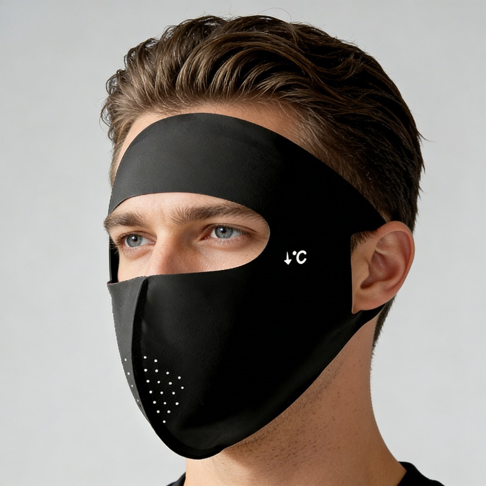 Máscara Facial de Seda Gelada  - Sports Mask Breathable avaliação e preço