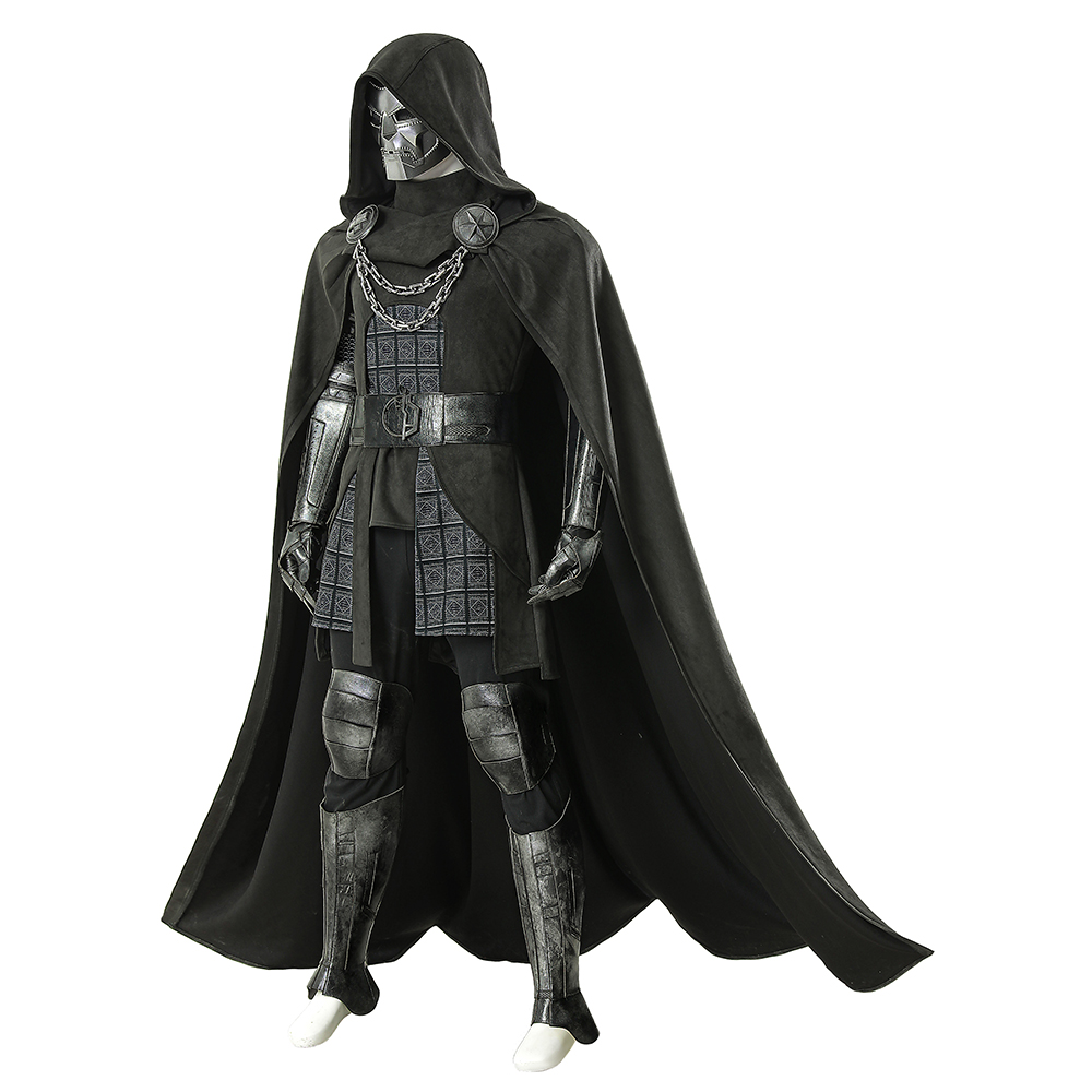 Novo médico doom cosplay traje - Black Face Mask Pack avaliação e preço