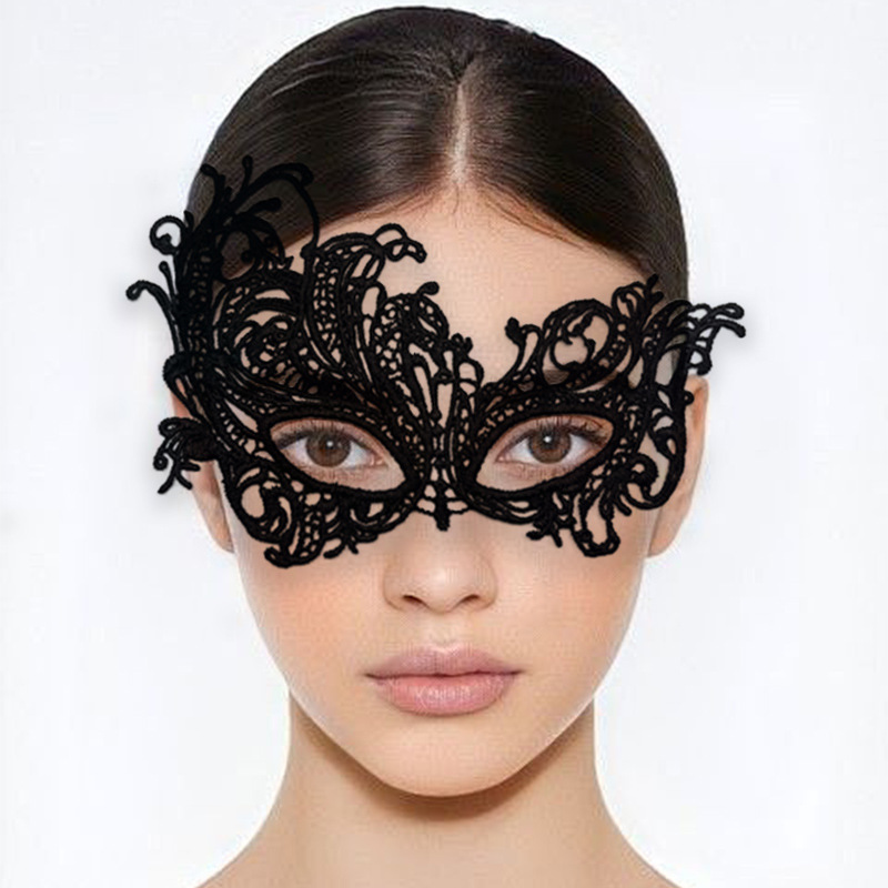 Máscara Sexy de Renda Vazada p - Respirator Half Face avaliação e preço