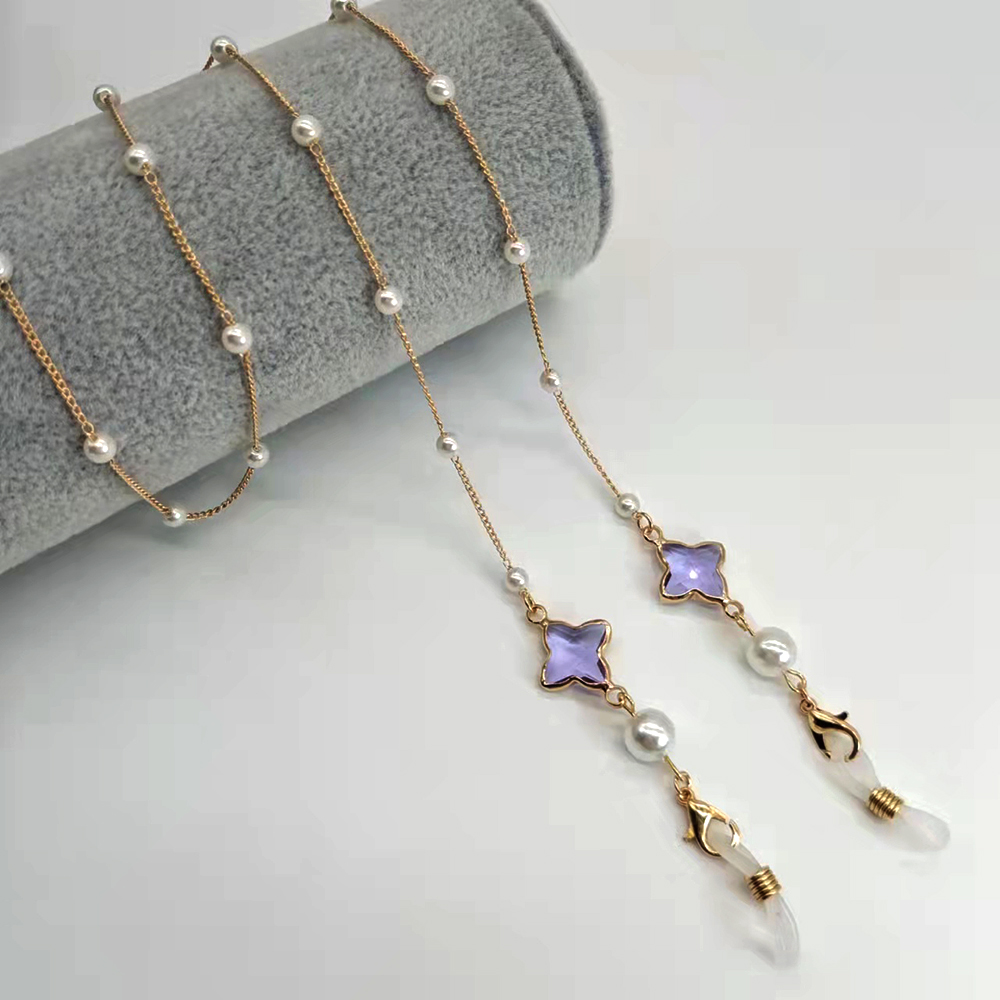 Mulheres óculos corrente de pl - Mask Chain Holder avaliação e preço