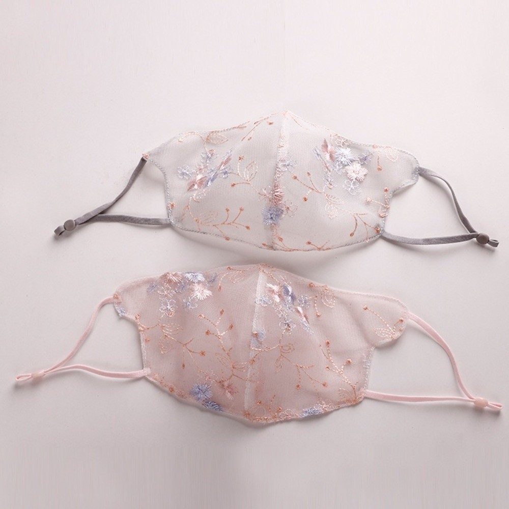Máscara clássica com bordado d - Cloth Face Mask Washable avaliação e preço