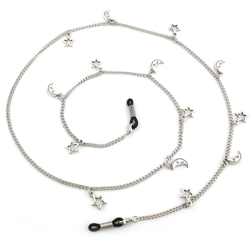 2021 moda vintage cor prata óc - Mask Chain Holder avaliação e preço