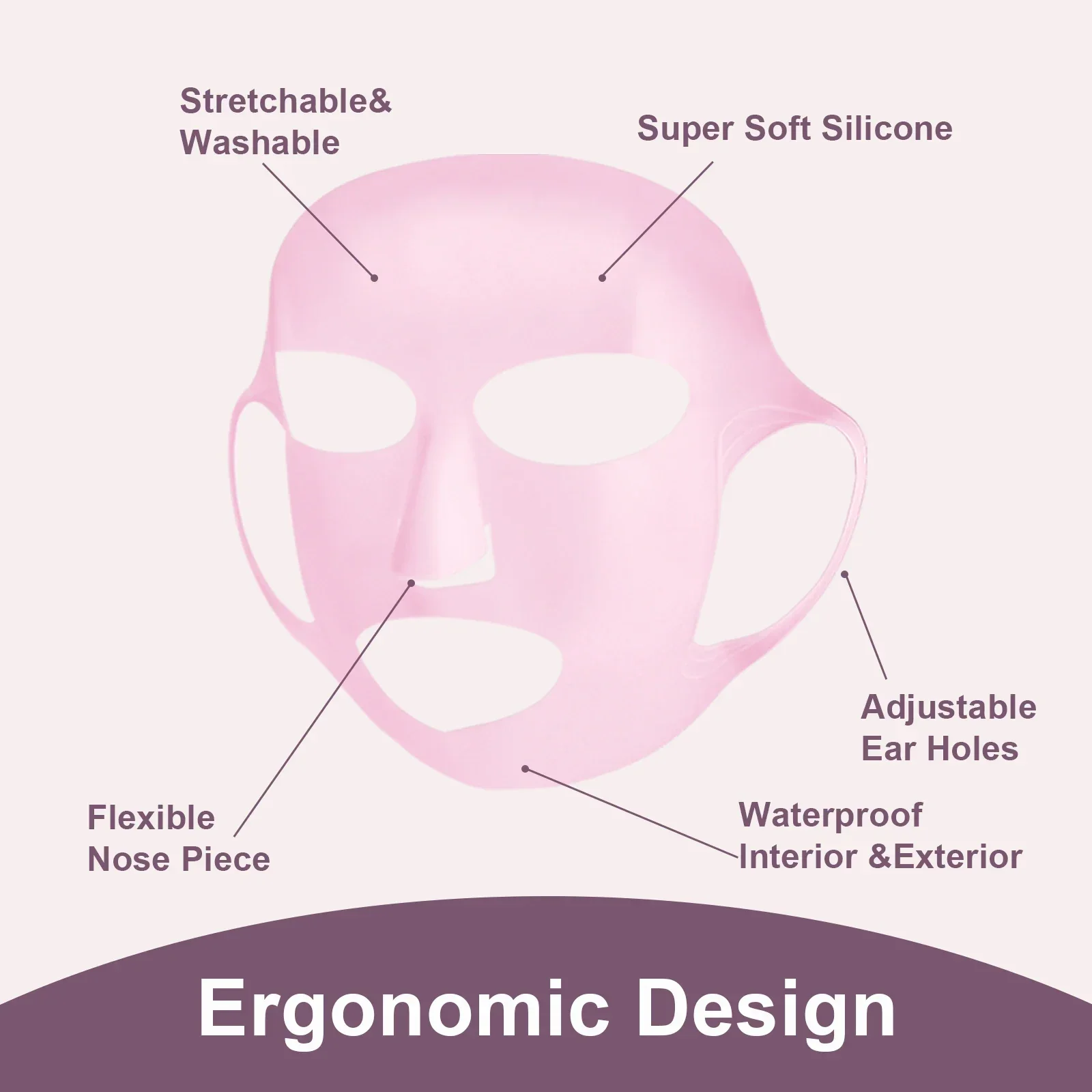 Suporte de máscara facial de s - Silicone Mask Bracket avaliação e preço
