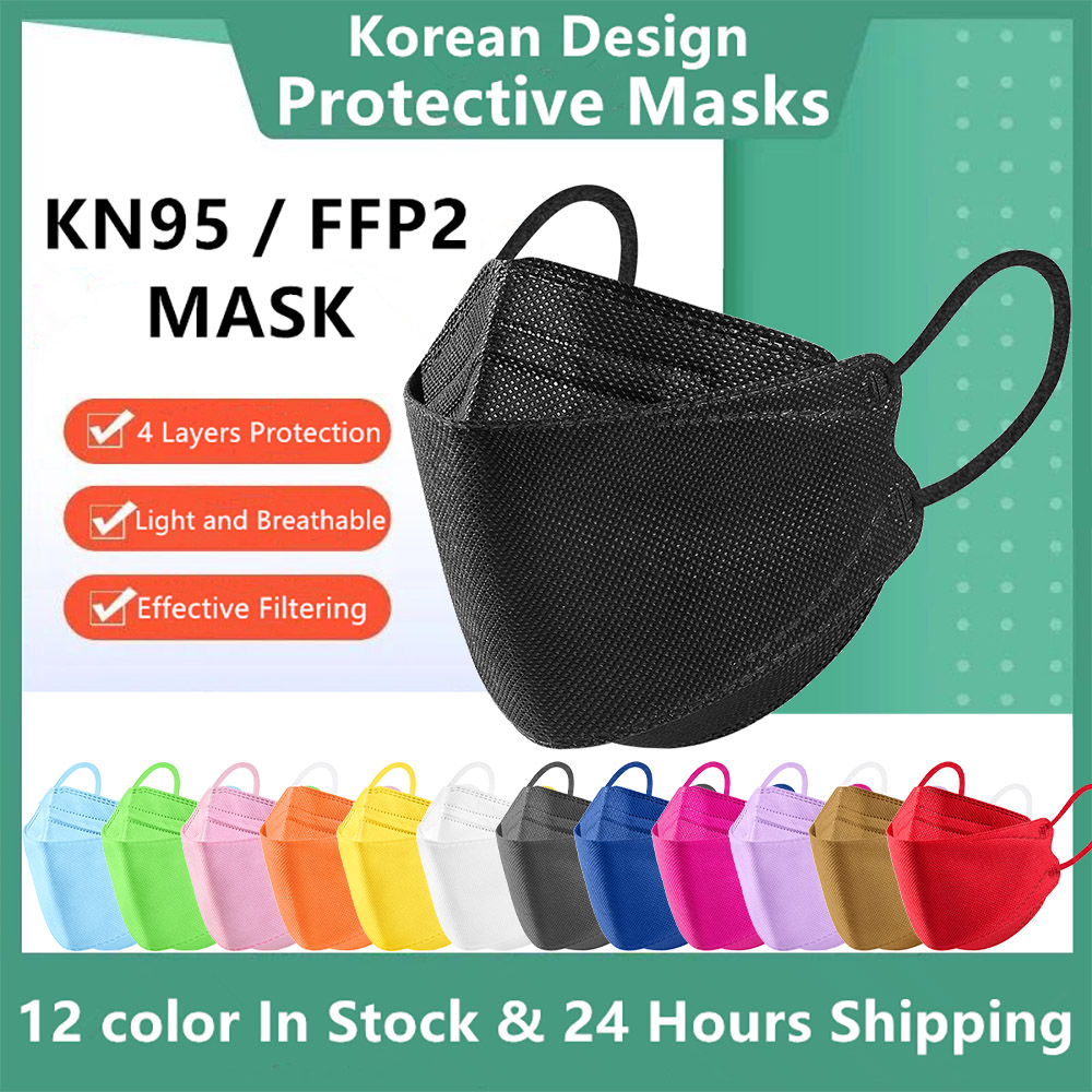 10-100PCS Máscaras Faciais FFP - Disposable Surgical Mask avaliação e preço