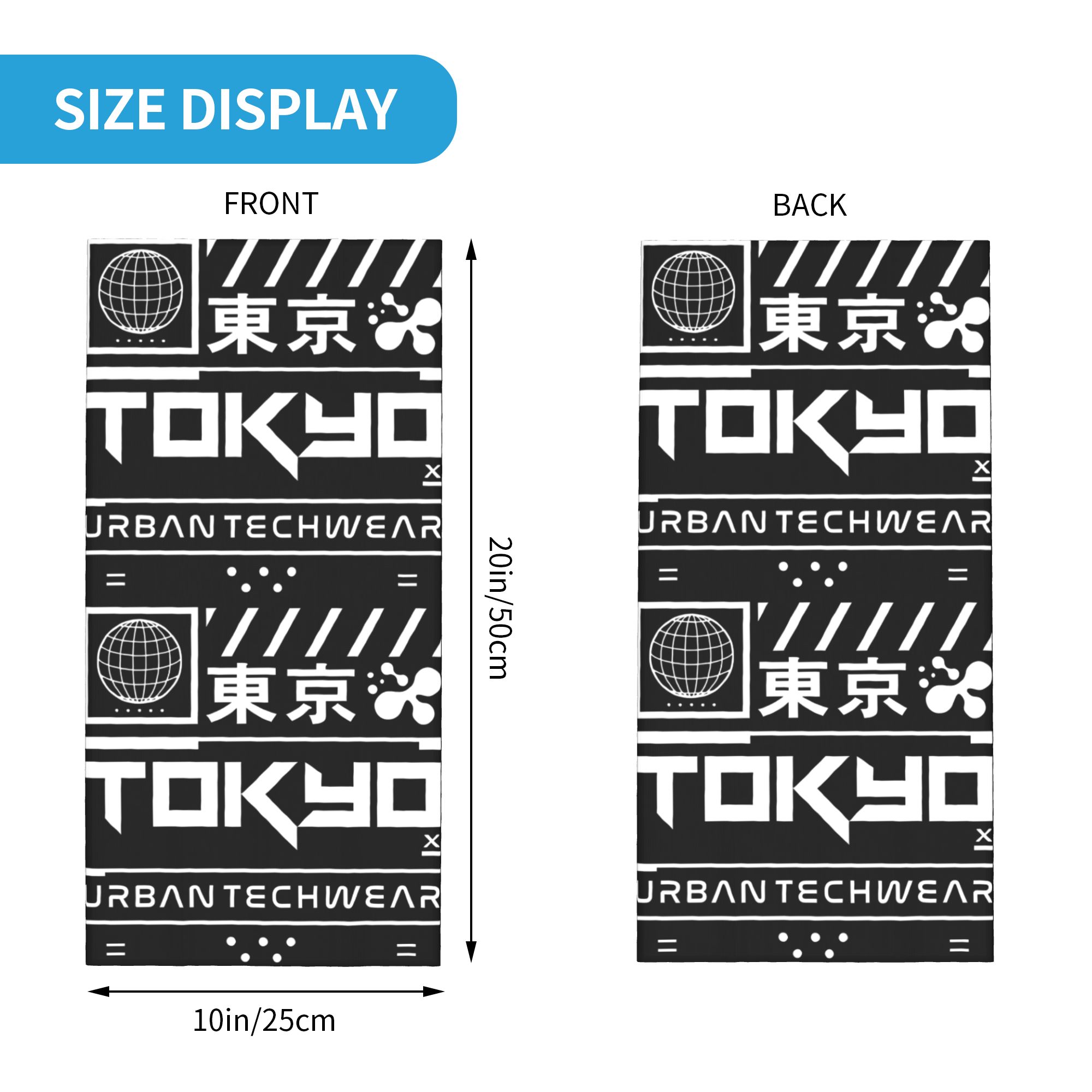 Personalizado techwear bandana - Neck Gaiter Face Cover avaliação e preço