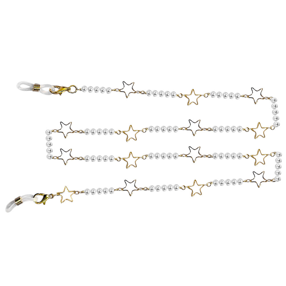 Corda para Óculos com Pérolas, - Mask Chain Holder avaliação e preço
