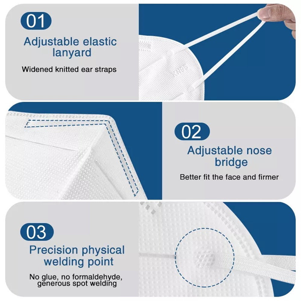 FFP2 Máscara Facial KN95 Masca - Kn95 Respirator Mask avaliação e preço