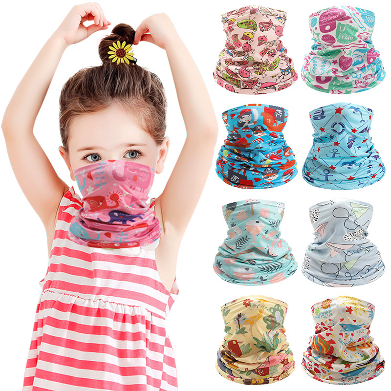 Crianças pescoço capa bonito m - Kids Face Mask avaliação e preço