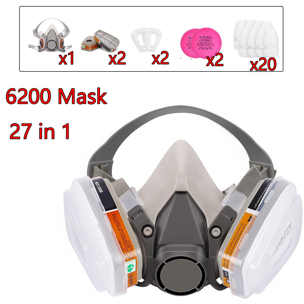 Máscara de Gás 6200 para Pintu - Face Mask Storage Box avaliação e preço